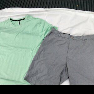 Mens shirt XL and short set 36